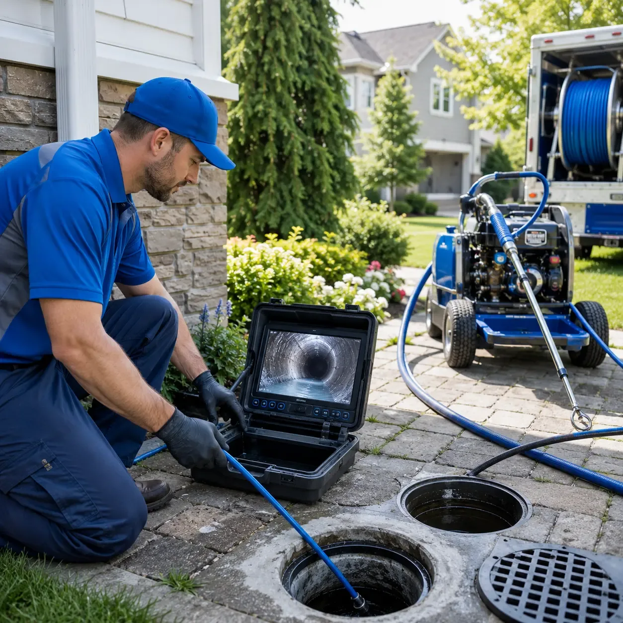 Outdoor drain cleaning professionals serving Corydon, KY